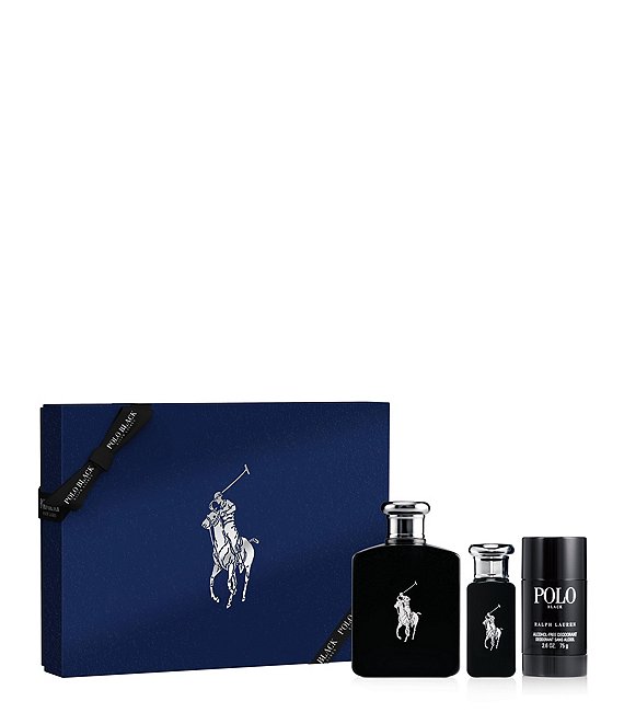 Ralph Lauren Polo Black EDT 3pcs Set for Men