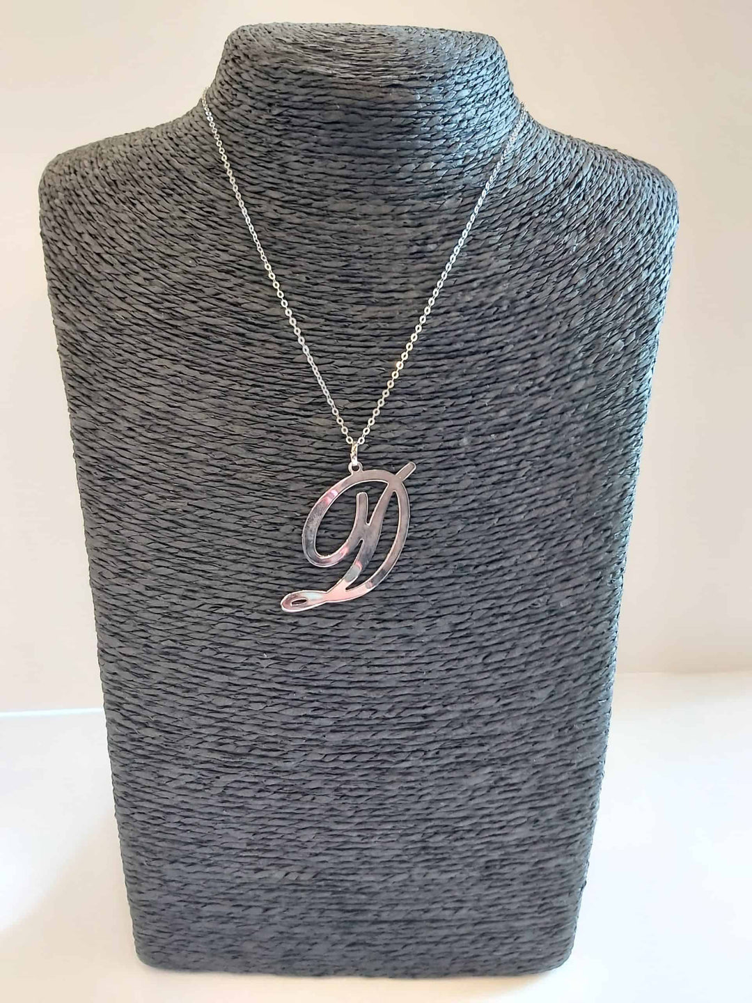 925 Sterling silver Initial Necklace