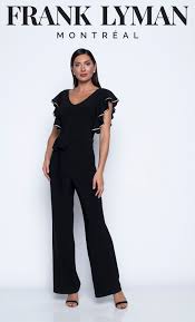 Frank Lyman Black Jumpsuit 208012