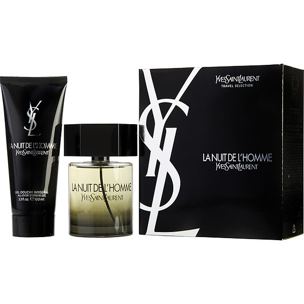 Yves Saint Laurent La Nuit De L'Homme EDT 2pcs Travel Set