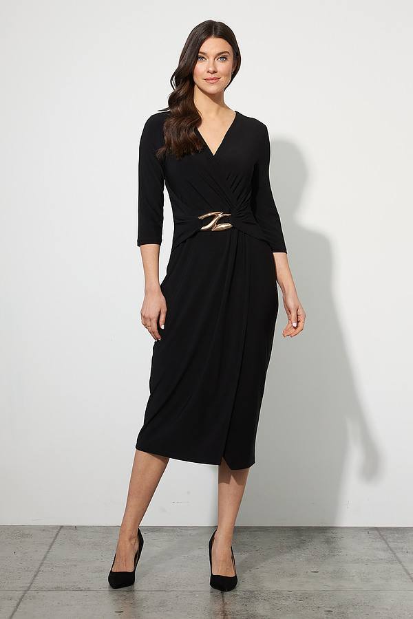 Joseph Ribkoff Draped Sheath Dress Style 223121