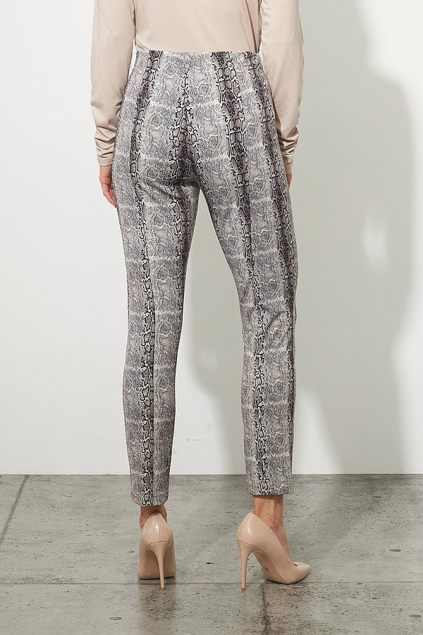 JOSEPH RIBKOFF Animal Print Pants Style 223172