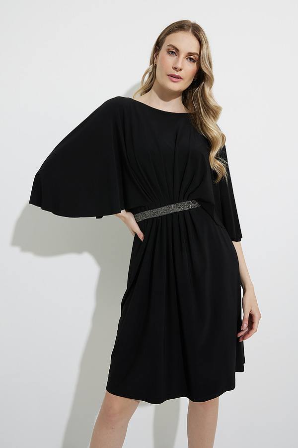 josseph ribkoff Flutter Sleeve Dress Style 224257