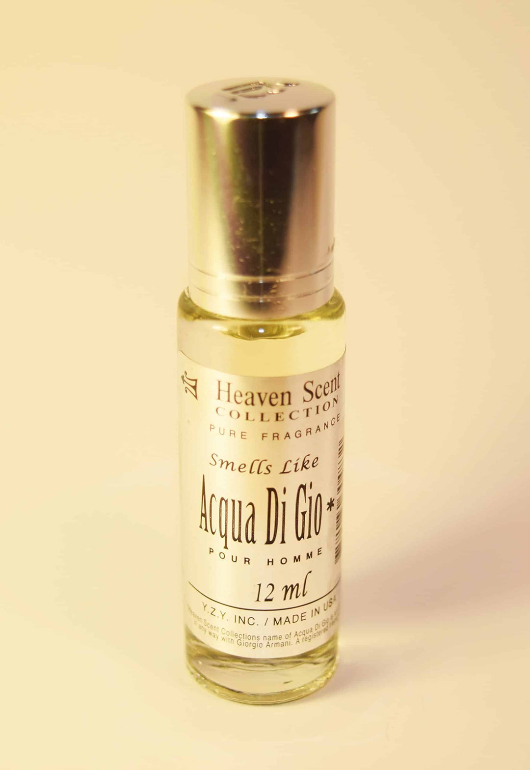 Acqua Di Gio by Heaven Scent Pure Fragrance Oil Mini for Men