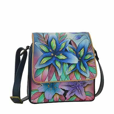 Anuschka Triple Compartment Crossbody