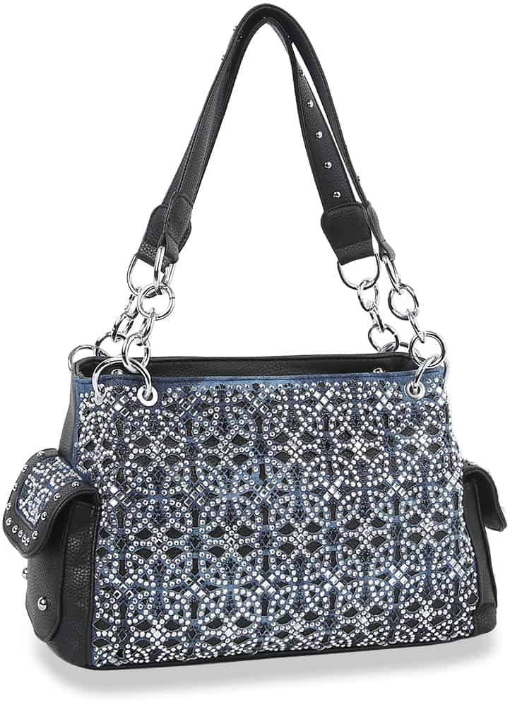 Handbag Sparkling Bling Design Layered