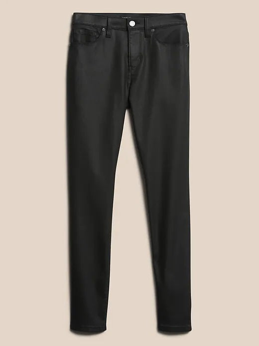 Banana Republic Mid-Rise Skinny Coated Jean