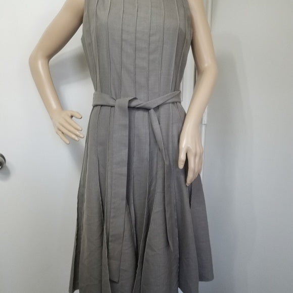 Calvin Klein Sleeveless Pinch Pleat Dress