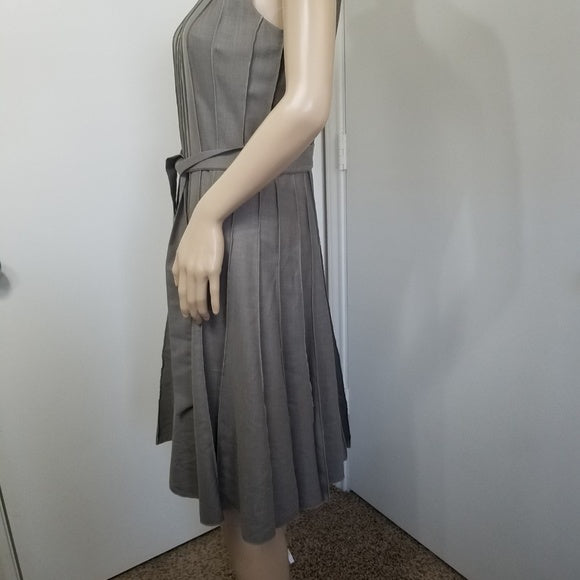 Calvin Klein Sleeveless Pinch Pleat Dress