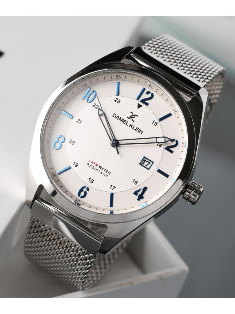 Daniel Klein Analog Silver Dial Watch