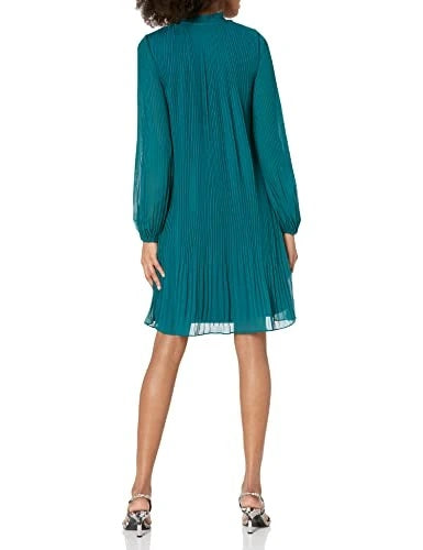 DKNY Women's Tie Neck Dress