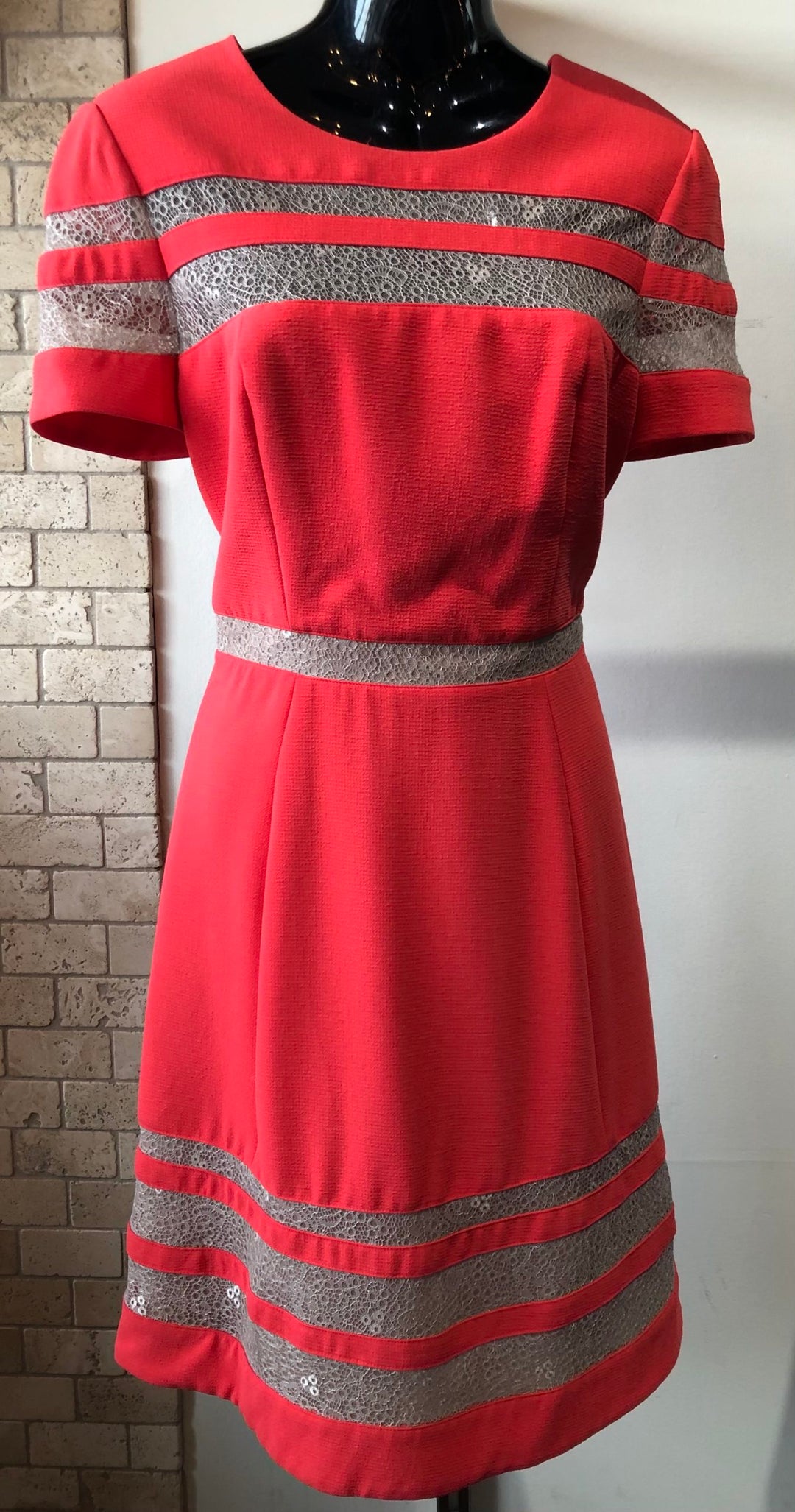 BCBGMAXAZRIA Coral Dress