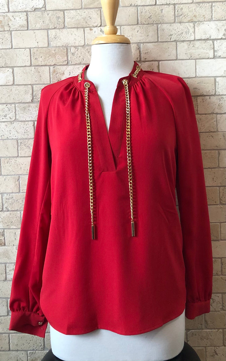 Michael Kors Red Blouse