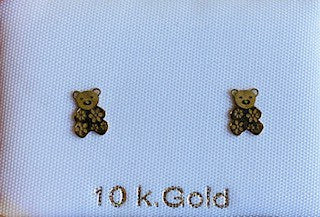 Kids Earrings in 10K Gold