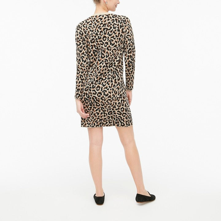 J.Crew Leopard Sweater-Dress