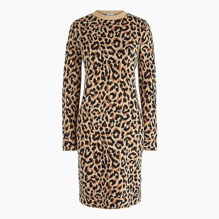 J.Crew Leopard Sweater-Dress