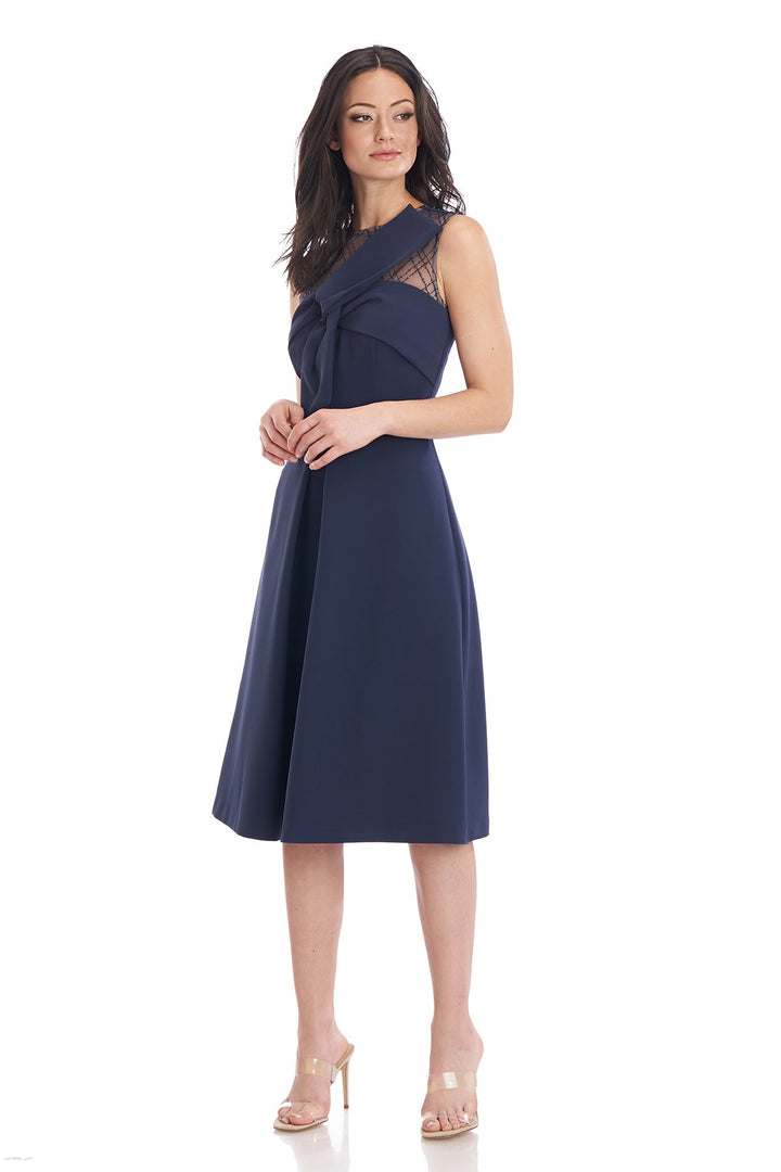 JS Collections Reille Knee Length Bow Dress