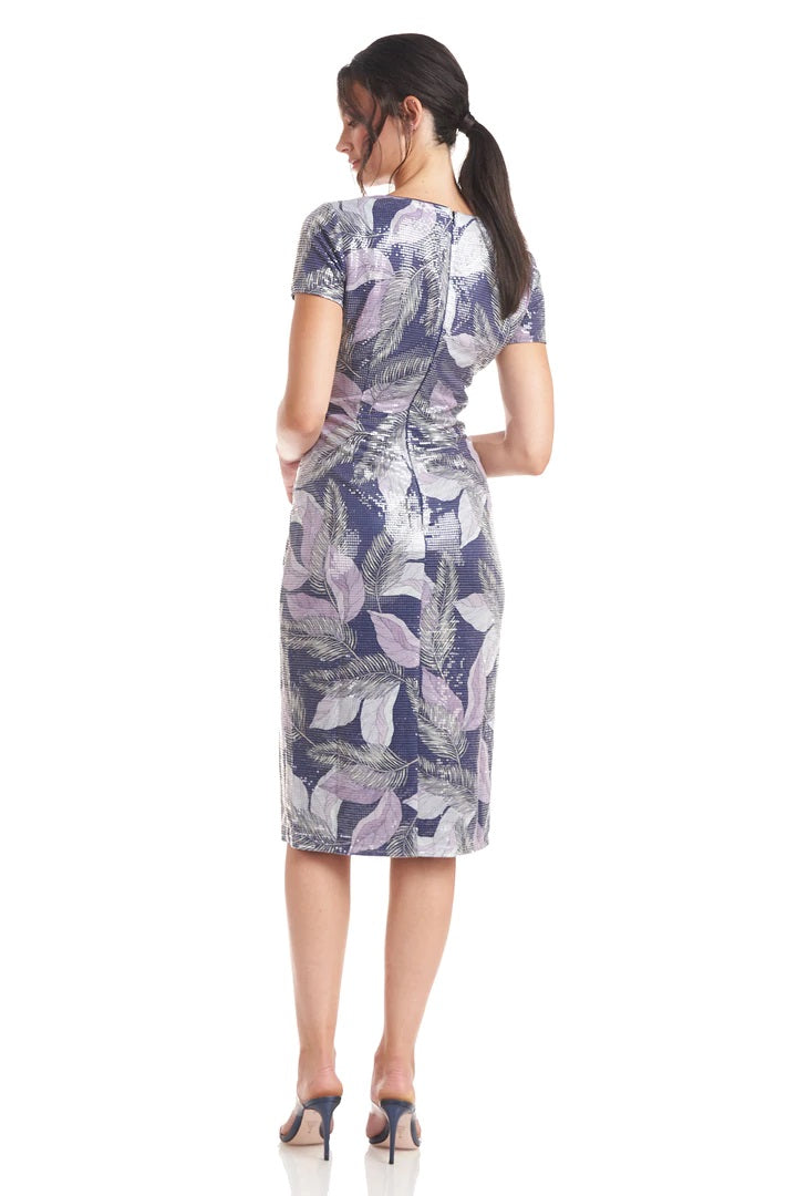 JS Collections Nylah Wrap Knee Length Dress