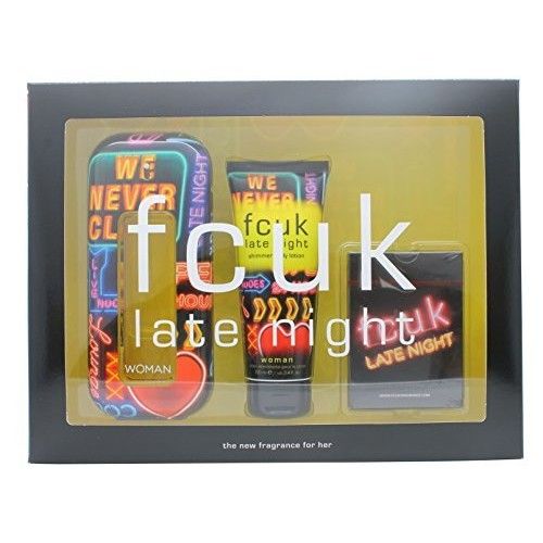 FCUK Late Night Her by FCUK EDT 3 pcs Set for Women