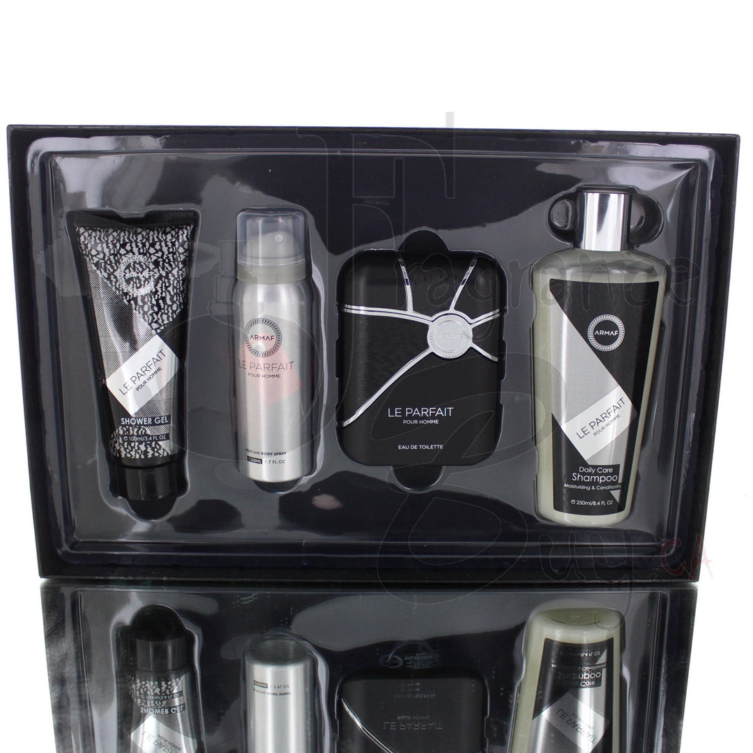 Le Parfait by Armaf EDT 4 pcs Set for Men