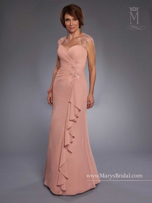 Mary's Bridal Cap Sleeve Gown