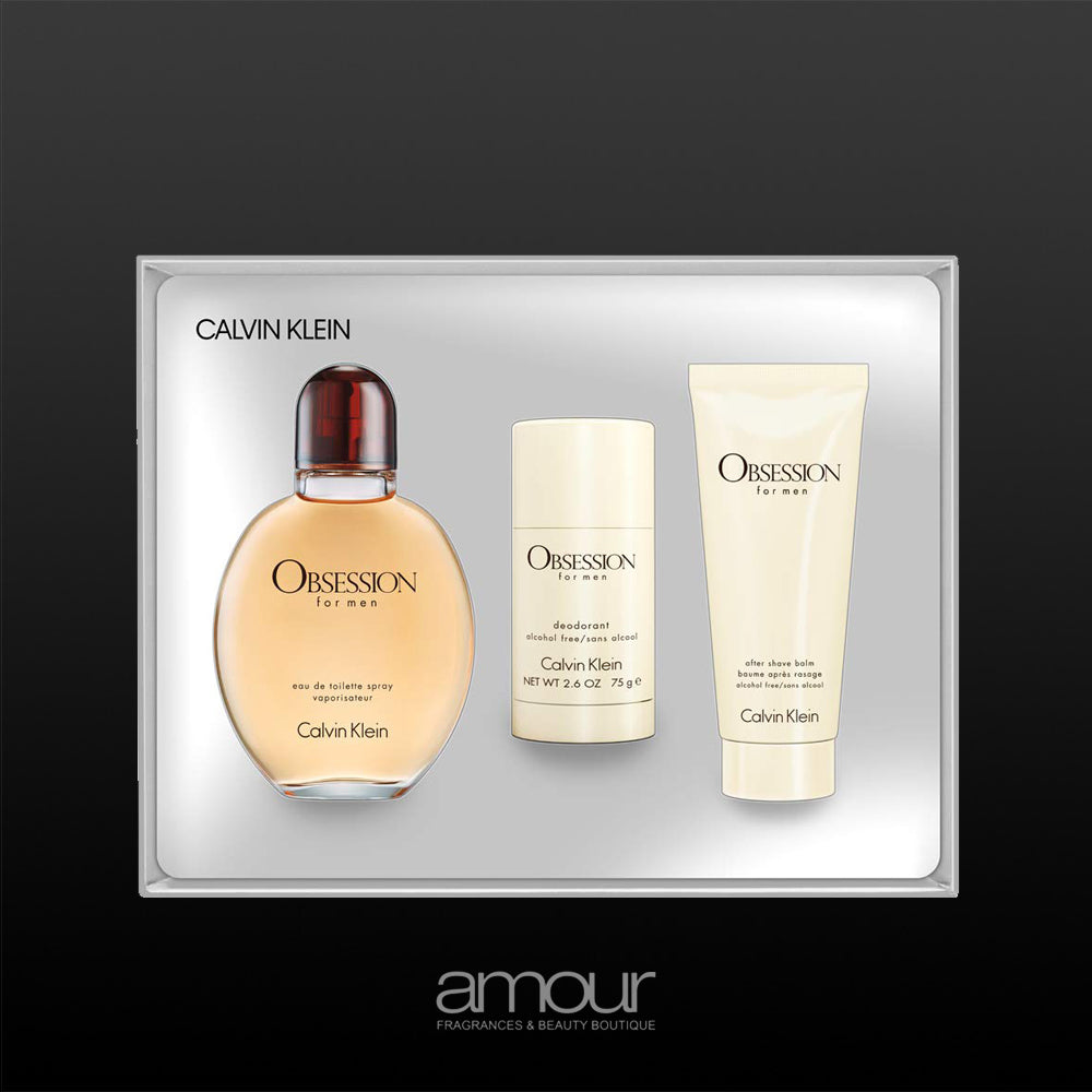 Obsession by Calvin Klein EDT 3pcs Set