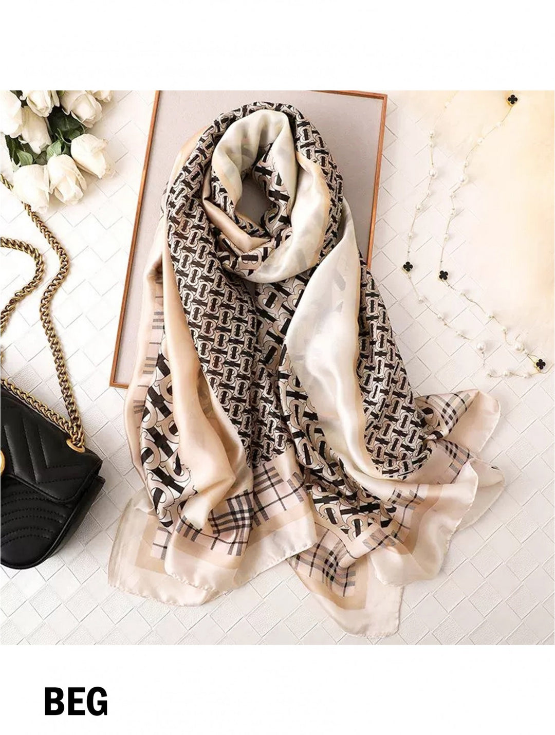 Cherie Bliss Scarf SF1687BEG