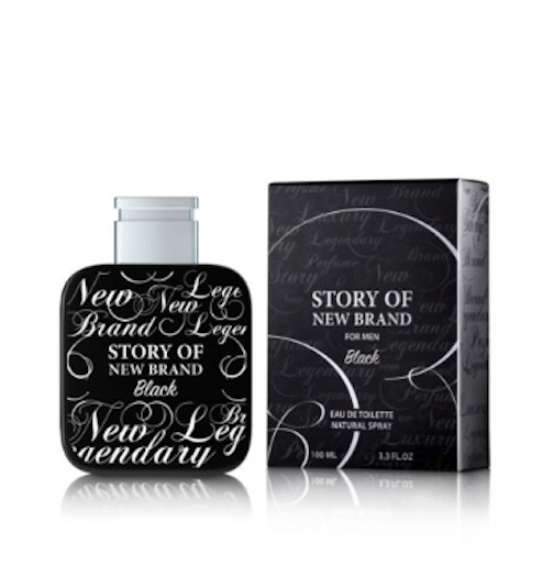 Story of New Brand Black EDT for Men