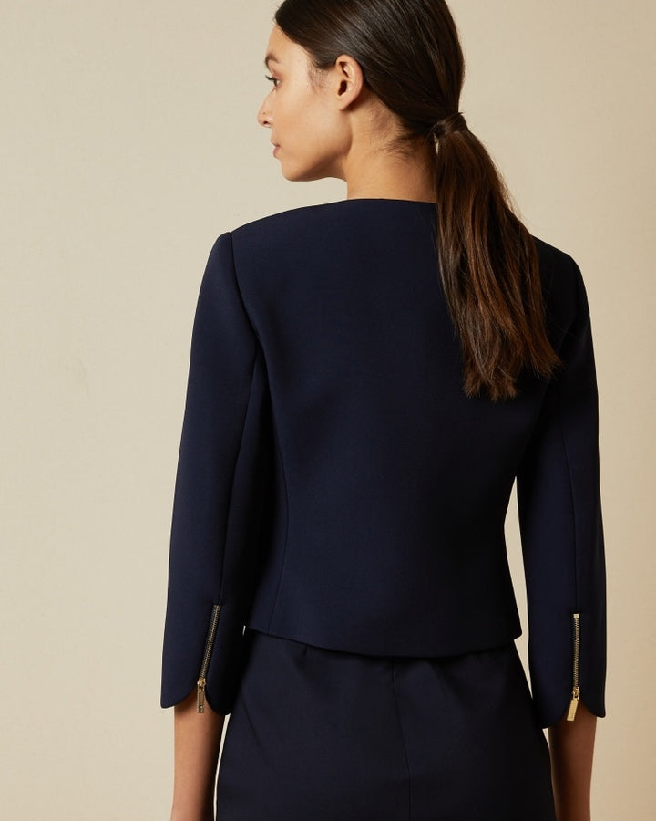 Ted Baker Eliaana Curved Hem Cropped Jacket