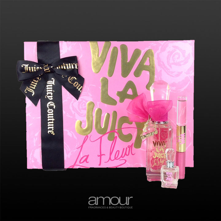 Viva La Juicy La Fleur by Juicy Couture EDT 3pcs Set