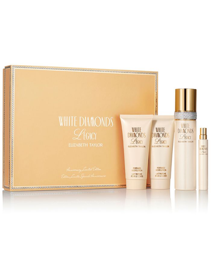 Elizabeth Taylor White Diamonds Legacy EDT 4pcs Set