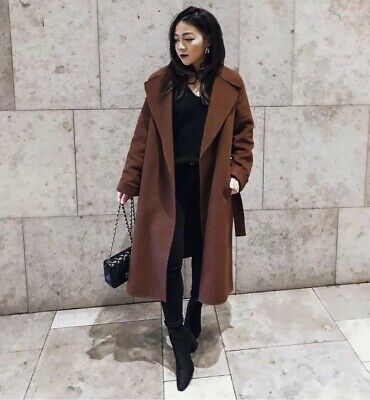 ZARA Long Brown Coat