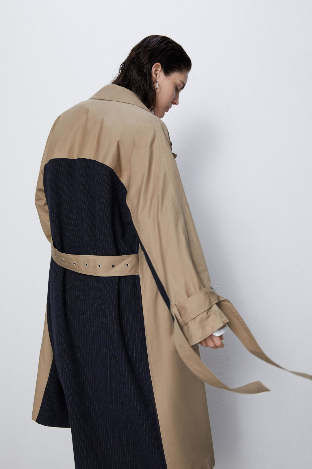 ZARA Mixed Trench Coat