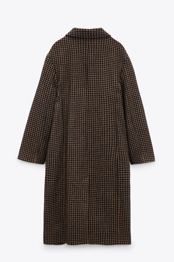 ZARA Plaid Coat