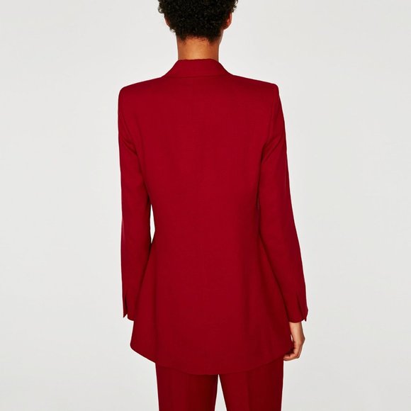 ZARA Flowy Double-Breasted Jacket/Blazer