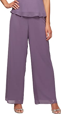 Alex Evenings Wide-Leg Chiffon Pants 370349