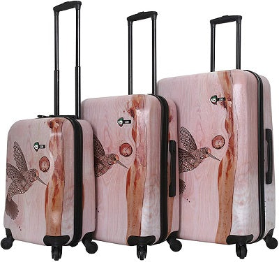 Mia Toro Hummingbird Luggage Set